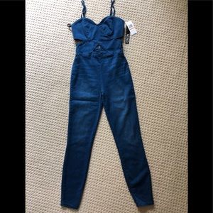 XOXO SEXY DEMIN JUMPSUIT size small new with tag